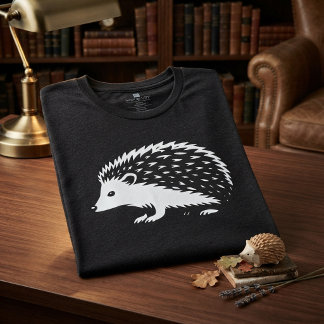 Minimalistisk Igelkott Promenad T Shirt