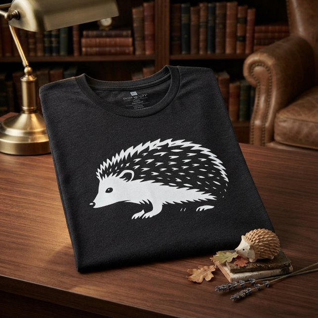 Minimalistisk Igelkott Promenad T Shirt (Skapare uppladdad)