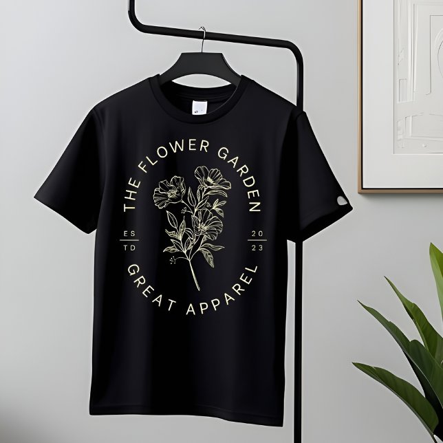 Minimalistisk illustration av linjefläder T-Shirt (Skapare uppladdad)