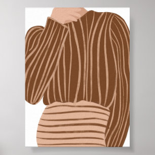 Minimalistisk illustration av Mode Poster
