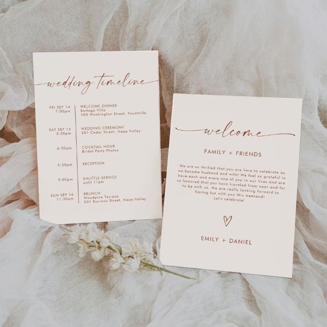 Minimalistisk inbjudan till Bröllop Ceremony (Skapare uppladdad)