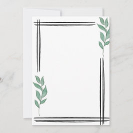 Minimalistisk Inbjudningar