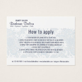 Minimalistisk insamling av Elegant White Snöre Visitkort