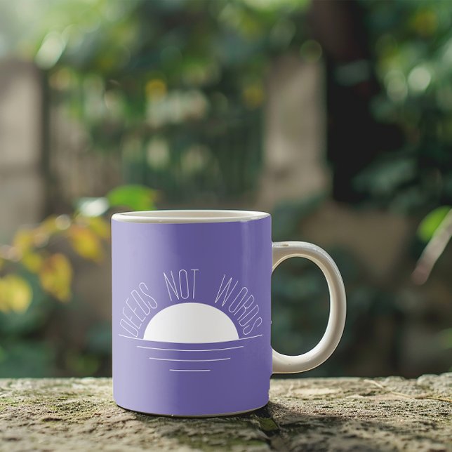 Minimalistisk inspirationsincitat för lavender whi kaffemugg (Skapare uppladdad)