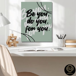 Minimalistisk Inspirerande Citat Poster Utskrift