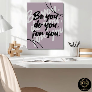 Minimalistisk Inspirerande Citat Poster Utskrift 