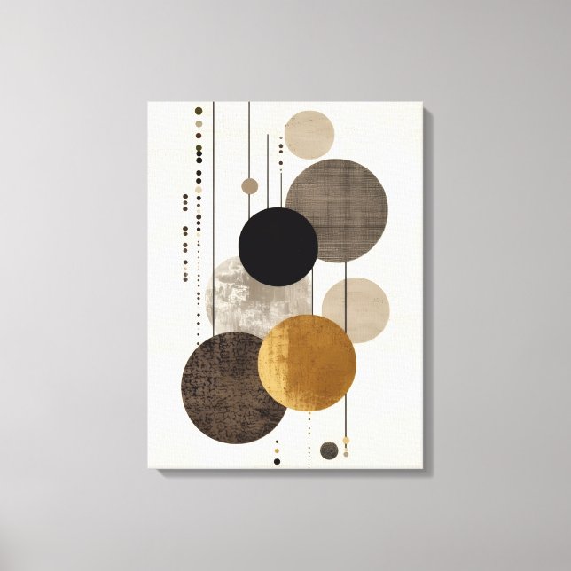 Minimalistisk Inspirerande Citat Väggkonst | Moder Canvastryck (Framsida)