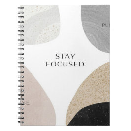 Minimalistisk Inspirerande Pärm | Modern Neutral Anteckningsbok