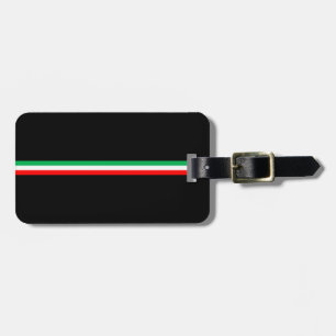 Minimalistisk italiensk Flagga Bagagebricka
