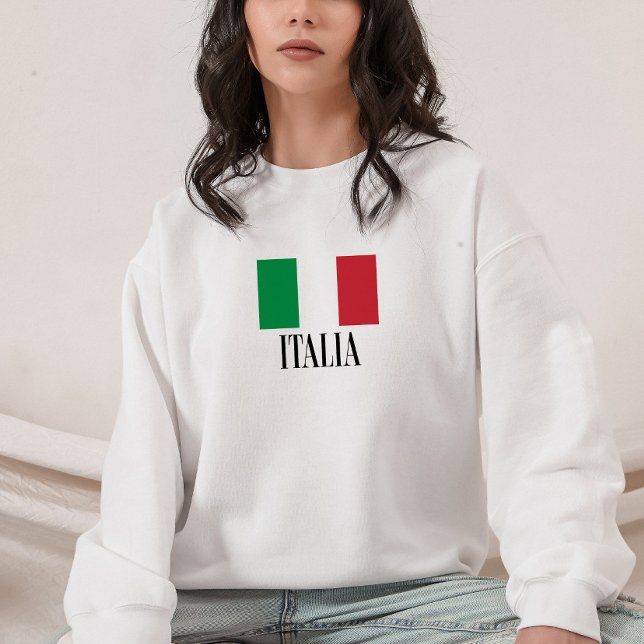 Minimalistisk italiensk Flagga-svängningstyp T Shirt (Skapare uppladdad)