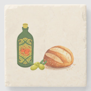 Minimalistisk italiensk Stil Stenunderlägg