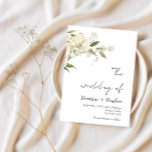 Minimalistisk Ivory Bliss Bröllop Inbjudningar<br><div class="desc">Made åt dig!</div>