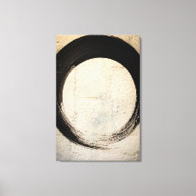 Minimalistisk Japansk Enso Cirkel Wabi-Sabi Abstra