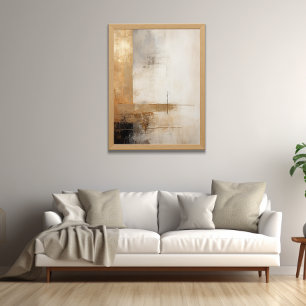 Minimalistisk japansk konst, Neutralt Skriv ut Poster