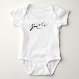 Minimalistisk japansk trädgren t shirt