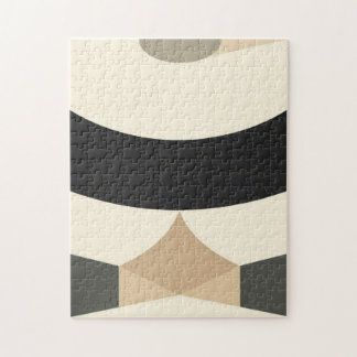 Minimalistisk jordgeometrijournal – pussel