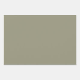 Minimalistisk jordnära olivgrön beige enfärgad brö
