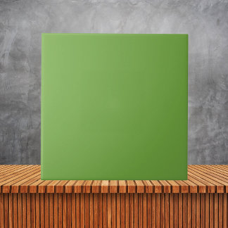 Minimalistisk joyous Grönt Plain Solid Färg #73A94 Kakelplatta