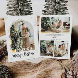 Minimalistisk jul med fotokort inbjudningar