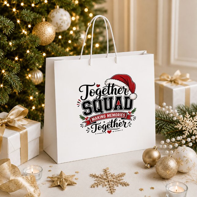 Minimalistisk jul Modern presentpåsestil (Minimalist Christmas Modern Holiday Gift Bag Style

)