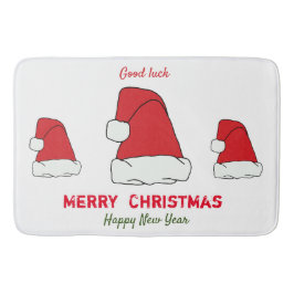 Minimalistisk jul och nyår Lycklig Badrumsmatta