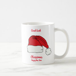 Minimalistisk jul och nyår Lycklig-kaffe Mu Kaffemugg