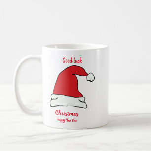 Minimalistisk jul och nyår Lycklig-kaffe Mu Kaffemugg