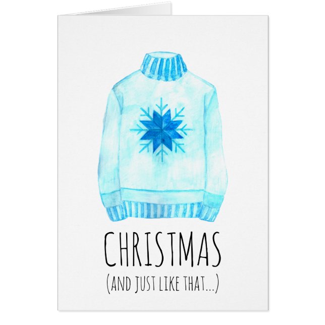 Minimalistisk jul.. och precis så där. hälsningskort (Framsidan)