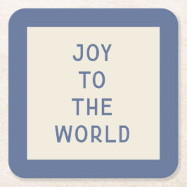 Minimalistisk Jul Sång-typografi Underlägg