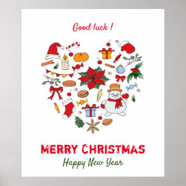 Minimalistisk julklapp och nyårskurs för Lycklig Poster