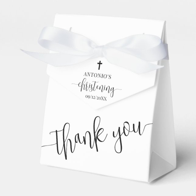 Minimalistisk julklapp presentaskar (Framsidan Sidan)