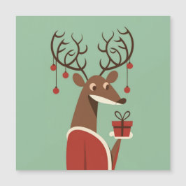 Minimalistisk julklappsgåva närvarande helgdag