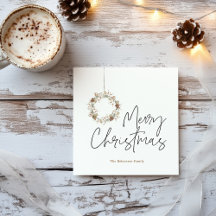 Minimalistisk julkrans