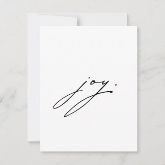 Minimalistisk jullkortsoffert julkort