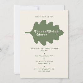 Minimalistisk julmåltidsinbjudan inbjudningar