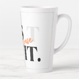 Minimalistisk Just Do It Tystnad Citat Hög Kaffe M