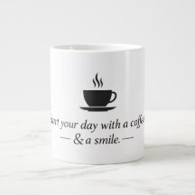 Minimalistisk kaffecitatdesign – modern typografi