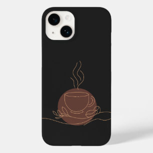 Minimalistisk kaffekonst - kaffe älskare