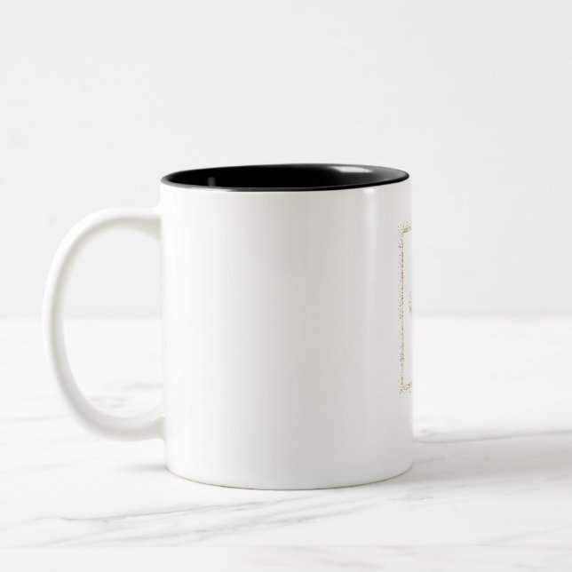 Minimalistisk kaffekopp med elegant vintage-stil (Vänster)
