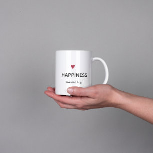 Minimalistisk Kaffemugg för Lycka