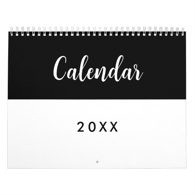 Minimalistisk kalender för livsmiljöspåraren (Omslag)