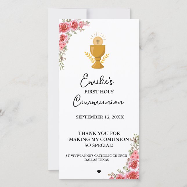 Minimalistisk kalligrafi Första nattvarden bön (Framsida)