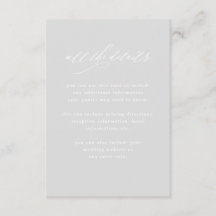 Minimalistisk kalligrafi | Grå bröllopsdetaljer