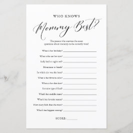 Minimalistisk kalligrafi som känner Mammans bästa