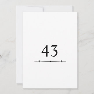 Minimalistisk kalligrafi text födelsedagsfest inbjudningar