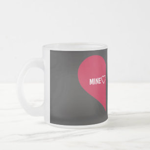 Minimalistisk Kärlek Kaffe Mugg