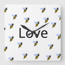 Minimalistisk Kärleksväggklocka – Romersk Modern D