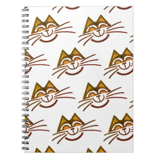 Minimalistisk kattdesign anteckningsbok