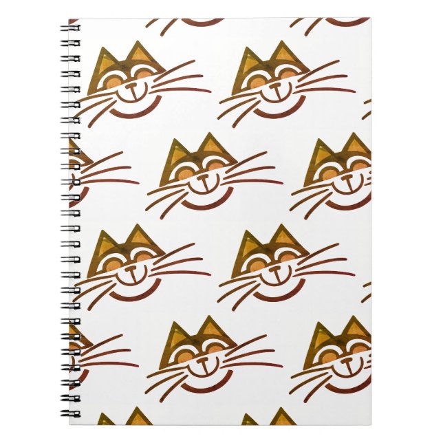 Minimalistisk kattdesign anteckningsbok (Framsidan)