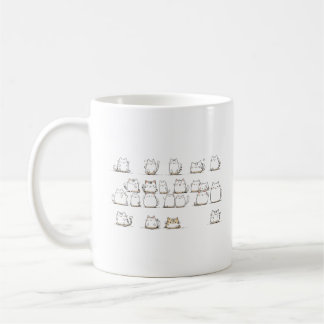 Minimalistisk kattkonst - Elegant-handtagen Kaffemugg